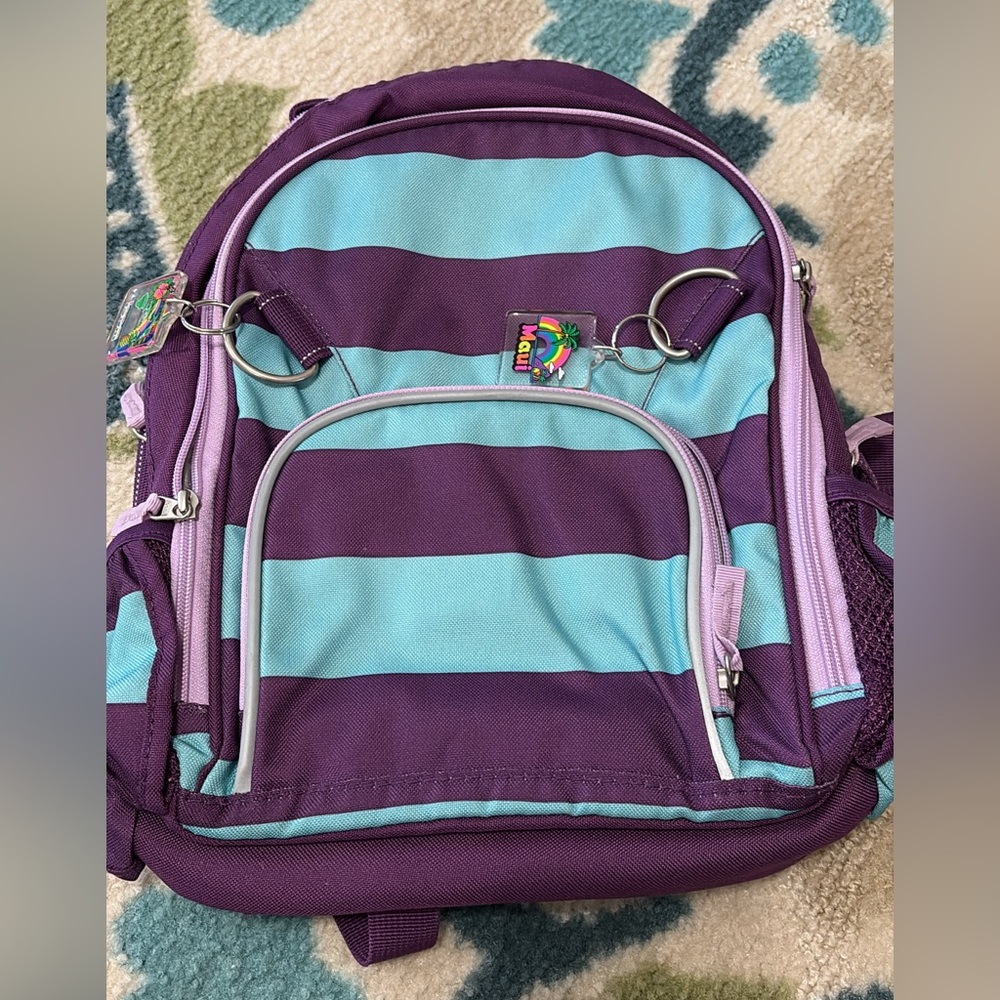 Pottery Barn Purple and Blue Kids Backpack